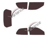 Tinted film kit Fiat Palio (2) 3-door (2009 - 2018) Tinted film kit Fiat Palio (2) 3-door (2009 - 2018)