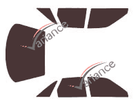 Tönungsfolien-Kit Audi 80 & 90 (1) Limousine 4-türig (1986 - 1995) Tönungsfolien-Kit Audi 80 & 90 (1) Limousine 4-türig (1986 - 1995)
