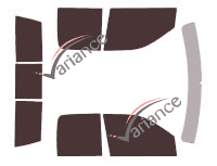 Dodge Ram (4) Crew Cab Pick-up 4 door tinted film kit (2009 - 2018) Dodge Ram (4) Crew Cab Pick-up 4 door tinted film kit (2009 - 2018)