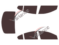 Opel Insignia (A) 4-door sedan (2008 - 2017) tinted film kit Opel Insignia (A) 4-door sedan (2008 - 2017) tinted film kit