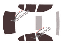 Tinted film kit Bmw Serie 7 / i7 (4) Long Sedan 4 doors (2001 - 2008) Tinted film kit Bmw Serie 7 / i7 (4) Long Sedan 4 doors (2001 - 2008)