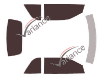 Chrysler Sebring (2) 2-door convertible (2001 - 2007) tinted film kit Chrysler Sebring (2) 2-door convertible (2001 - 2007) tinted film kit