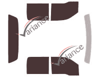 Ford F-Series (12) Super Crew Pick-up 4-door tinted film kit (2009 - 2015) Ford F-Series (12) Super Crew Pick-up 4-door tinted film kit (2009 - 2015)