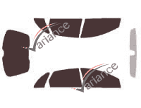 Tinted film kit Citroën C5 (1) (phase 2) 5 doors (2005 - 2008) Tinted film kit Citroën C5 (1) (phase 2) 5 doors (2005 - 2008)