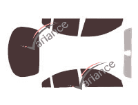 Nissan Primera (3) 4-door sedan (2002 - 2008) tinted film kit Nissan Primera (3) 4-door sedan (2002 - 2008) tinted film kit