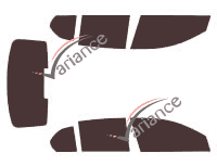 Tinted film kit Skoda Superb (2) 5-door sedan (2008 - 2015) Tinted film kit Skoda Superb (2) 5-door sedan (2008 - 2015)