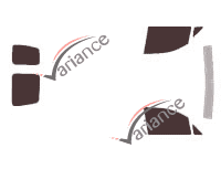 Tinted film kit Volkswagen Caddy (4) 4-door van (2016 - 2020) Tinted film kit Volkswagen Caddy (4) 4-door van (2016 - 2020)