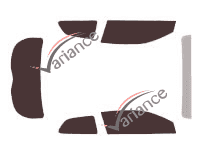 Kia Pro Ceed (1) 3-door (2007 - 2013) tinted film kit Kia Pro Ceed (1) 3-door (2007 - 2013) tinted film kit