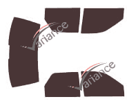 Tinted film kit Ford Sierra (1) 4-door sedan (1982 - 1993) Tinted film kit Ford Sierra (1) 4-door sedan (1982 - 1993)