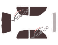 Tinted film kit Citroën Saxo 3 doors (1996 - 2003) Tinted film kit Citroën Saxo 3 doors (1996 - 2003)