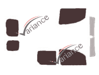 Nissan Kubistar Tinted Film Kit (2) 5 door van (2008 - 2022) Nissan Kubistar Tinted Film Kit (2) 5 door van (2008 - 2022)