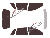 Tinted film kit Audi A3 (1) 5-door (1996 - 2003) Tinted film kit Audi A3 (1) 5-door (1996 - 2003)