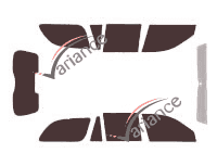 Kit film teinté MG ZT Break 5 portes (2001 - 2006) Kit film teinté MG ZT Break 5 portes (2001 - 2006)