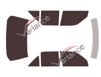 Tinted film kit Mercedes-Benz E-Class (1) 4-door sedan (1985 - 1997) Tinted film kit Mercedes-Benz E-Class (1) 4-door sedan (1985 - 1997)