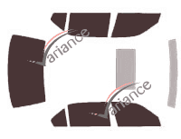 Tinted film kit Bmw Serie 7 / i7 (3) Long Sedan 4 doors (1994 - 2001) Tinted film kit Bmw Serie 7 / i7 (3) Long Sedan 4 doors (1994 - 2001)