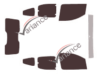 Peugeot Bipper (1) 5-door tinted film kit (since 2008) Peugeot Bipper (1) 5-door tinted film kit (since 2008)