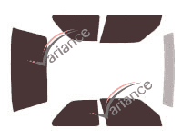 Tinted film kit Bmw Serie 3 (2) Coupe 2 portes (1982 - 1993) Tinted film kit Bmw Serie 3 (2) Coupe 2 portes (1982 - 1993)