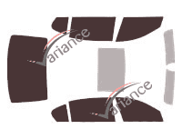 Tinted film kit Bmw Serie 7 / i7 (5) Long Sedan 4 doors (2009 - 2016) Tinted film kit Bmw Serie 7 / i7 (5) Long Sedan 4 doors (2009 - 2016)