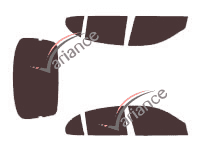 Chevrolet Lagenza Sedan 4-door tinted film kit (1997 - 2003) Chevrolet Lagenza Sedan 4-door tinted film kit (1997 - 2003)