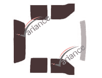 Ford F-Series (12) Crew Cab Pick-up 4-door tinted film kit (2008 - 2015) Ford F-Series (12) Crew Cab Pick-up 4-door tinted film kit (2008 - 2015)