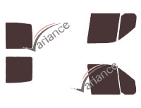 Ford Connect Tinted Film Kit (1) Transit Van 4-door (2002 - 2013) Ford Connect Tinted Film Kit (1) Transit Van 4-door (2002 - 2013)