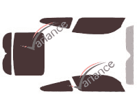 Smart Roadster 3 door tinted film kit (2003 - 2005) Smart Roadster 3 door tinted film kit (2003 - 2005)