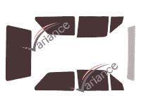 Tinted film kit Opel Corsa (A) 3-door (1983 - 1993) Tinted film kit Opel Corsa (A) 3-door (1983 - 1993)