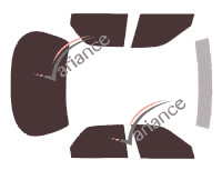 Tönungsfolienkit Honda Legend (2) Limousine 4-türig (1991 - 1996) Tönungsfolienkit Honda Legend (2) Limousine 4-türig (1991 - 1996)