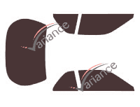 Tönungsfolienkit Honda Legend (2) Coupe 2-Türer (1991 - 1996) Tönungsfolienkit Honda Legend (2) Coupe 2-Türer (1991 - 1996)