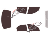 Kit de láminas tintadas Daewoo Nubira (1) Sedán de 4 puertas (1997 - 2003) Kit de láminas tintadas Daewoo Nubira (1) Sedán de 4 puertas (1997 - 2003)