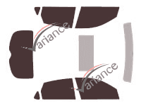 Infiniti EX 5-door tinted film kit (2007 - 2014)