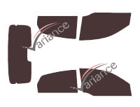 Proton Savvy 5-door tinted film kit (2005 - 2011) Proton Savvy 5-door tinted film kit (2005 - 2011)