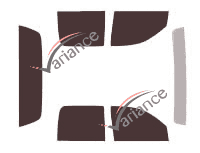 Tinted film kit Mitsubishi Raider (1) Crew Cab Pick-up 4 doors (2005 - 2010) Tinted film kit Mitsubishi Raider (1) Crew Cab Pick-up 4 doors (2005 - 2010)