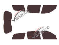 Kit de láminas tintadas Daewoo Nubira (1) 5 puertas (1997 - 2003) Kit de láminas tintadas Daewoo Nubira (1) 5 puertas (1997 - 2003)