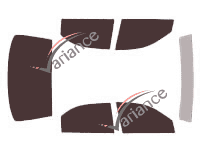 Tinted film kit Hyundai Sonata (4) Sedan 4 doors (1999 - 2001) Tinted film kit Hyundai Sonata (4) Sedan 4 doors (1999 - 2001)