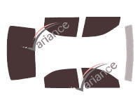 Kit pellicola colorata Kia Optima (1) 4 porte berlina (2000 - 2006) Kit pellicola colorata Kia Optima (1) 4 porte berlina (2000 - 2006)