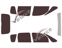 Tönungsfolien-Kit Citroën C3 (2) Picasso 5-Türer (2009 - 2016) Tönungsfolien-Kit Citroën C3 (2) Picasso 5-Türer (2009 - 2016)