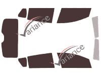 Tinted film kit Lancia Delta 5 doors (2008 - 2014) Tinted film kit Lancia Delta 5 doors (2008 - 2014)