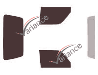 Tinted film kit Daihatsu Hijet Van 3 doors (1996 - 2004) Tinted film kit Daihatsu Hijet Van 3 doors (1996 - 2004)