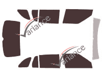 Tinted film kit Skoda Fabia (2) Combi Break 5 doors (2007 - 2015) Tinted film kit Skoda Fabia (2) Combi Break 5 doors (2007 - 2015)