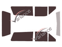 Volkswagen Polo (2) Estate 3-door tinted film kit (1981 - 1994) Volkswagen Polo (2) Estate 3-door tinted film kit (1981 - 1994)