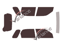 Tinted film kit Daihatsu Terios (1) 5 doors (1997 - 2006) Tinted film kit Daihatsu Terios (1) 5 doors (1997 - 2006)