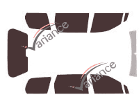 Kit film teinté Mitsubishi Space (3) Wagon 5 portes (1999 - 2004) Kit film teinté Mitsubishi Space (3) Wagon 5 portes (1999 - 2004)