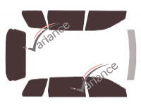 Hyundai Santamo 5-door tinted film kit (1991 - 1997) Hyundai Santamo 5-door tinted film kit (1991 - 1997)