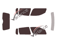 Tinted film kit Daihatsu YRV 5 doors (2001 - 2006) Tinted film kit Daihatsu YRV 5 doors (2001 - 2006)