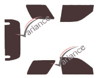 Kit film teinté Opel Frontera (A) 3 portes (1991 - 1998) Kit film teinté Opel Frontera (A) 3 portes (1991 - 1998)