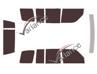 Tinted film kit Opel Monterey 5-door (1992 - 2003) Tinted film kit Opel Monterey 5-door (1992 - 2003)