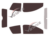 MicroCar M-Go 3-door tinted film kit (2008 - 2015) MicroCar M-Go 3-door tinted film kit (2008 - 2015)