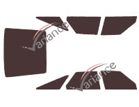 Tinted film kit Rover 800 5-door (1992 - 1999) Tinted film kit Rover 800 5-door (1992 - 1999)