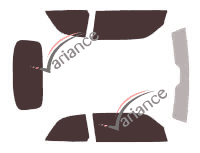 Tinted film kit Saab 900 (2) Cabriolet 2-door (1994 - 1998) Tinted film kit Saab 900 (2) Cabriolet 2-door (1994 - 1998)